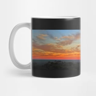 Sunset looking west over Hughenden Mug